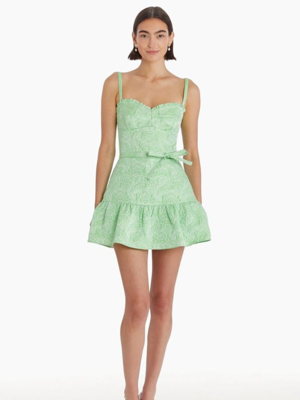 Amanda Uprichard Green Romper
